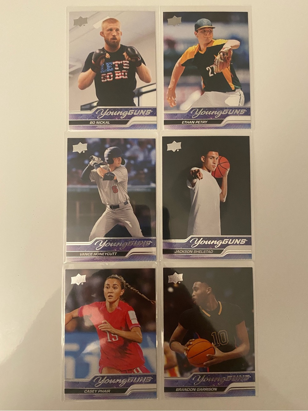 2024 Upper Deck Goodwin Champions Young Guns Lot (6 Cards)